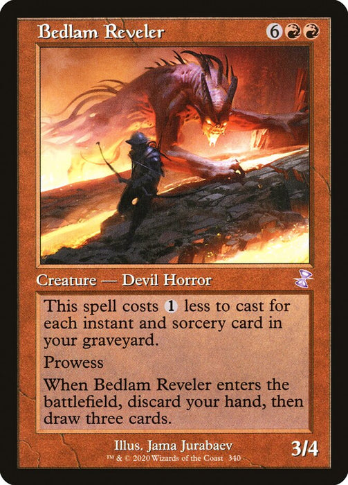 Bedlam Reveler - Retro Frame  (Foil)