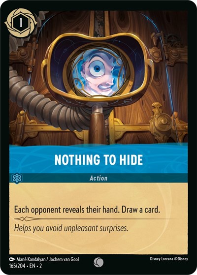 Nothing to Hide - Foil