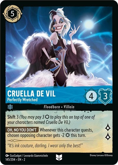 Cruella De Vil - Perfectly Wretched - Foil