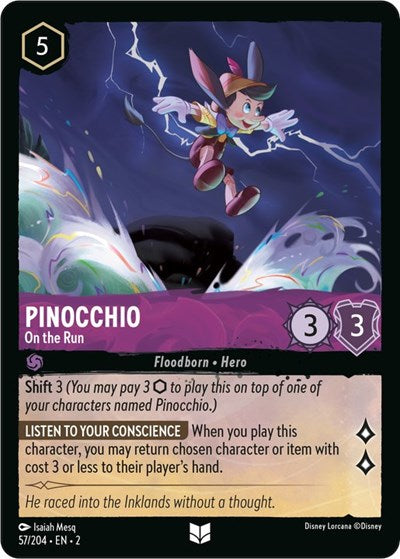 Pinocchio - On the Run - Foil