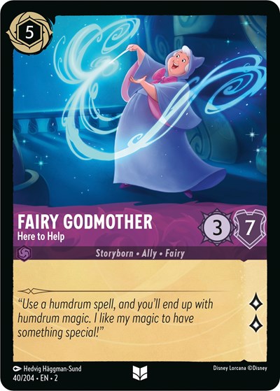 Fairy Godmother - Here to Help - Foil