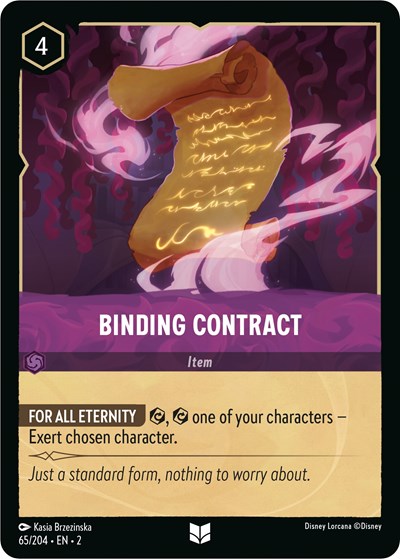 Binding Contract - Foil