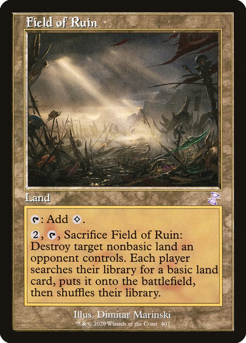 Field of Ruin - Retro Frame  (Foil)