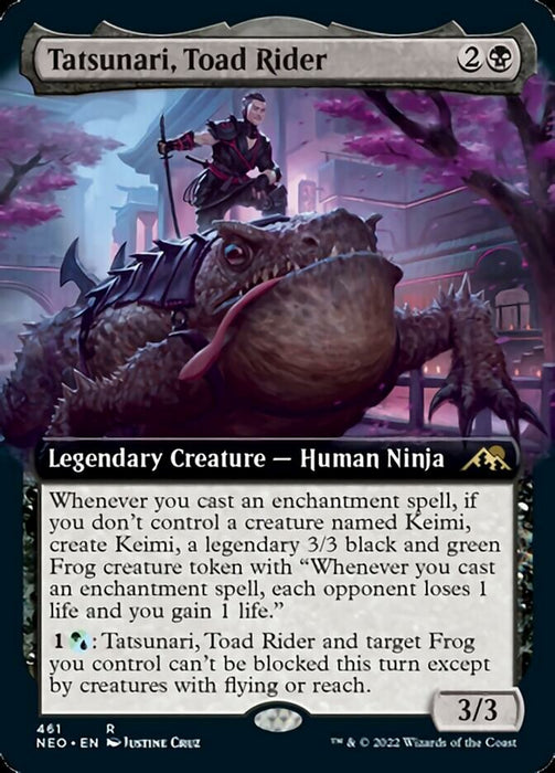 Tatsunari, Toad Rider  - Legendary - Extended Art