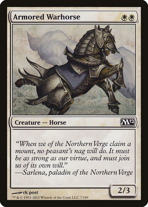 Armored Warhorse  (Foil)