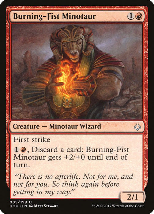 Burning-Fist Minotaur  (Foil)