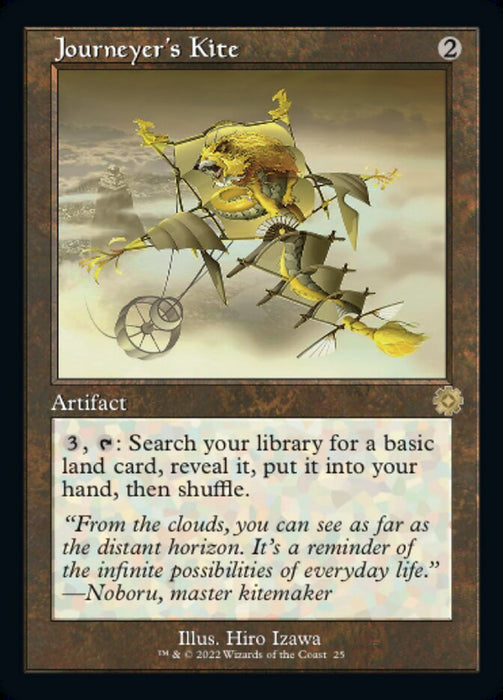 Journeyer's Kite - Retro Frame (Foil)