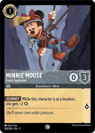 Minnie Mouse - Funky Spelunker - Foil
