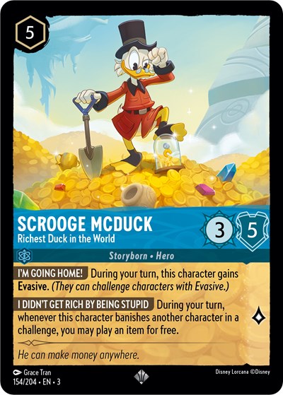 Scrooge McDuck - Richest Duck in the World - Foil