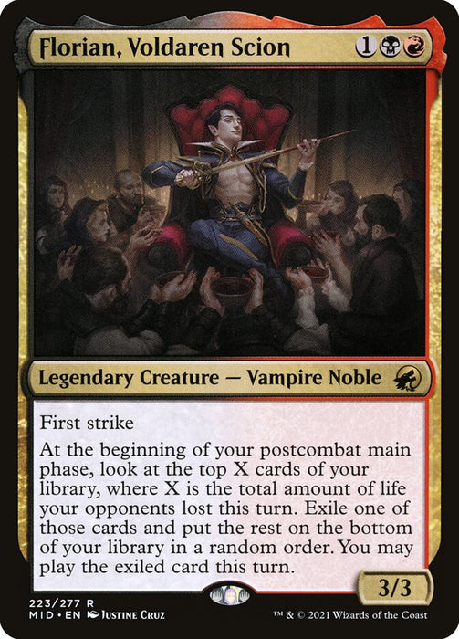 Florian, Voldaren Scion  - Legendary (Foil)