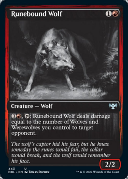 Runebound Wolf  - Inverted