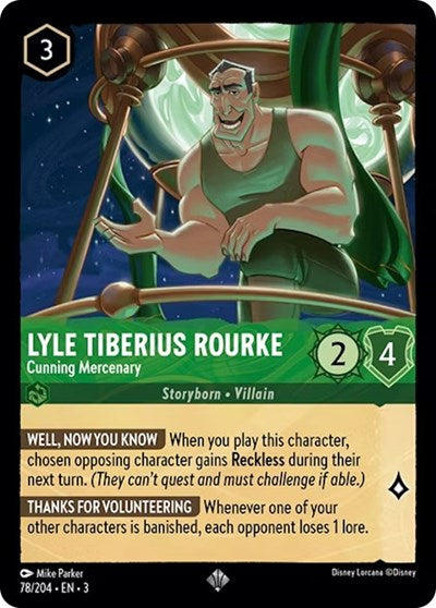 Lyle Tiberius Rourke - Cunning Mercenary - Foil