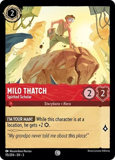 Milo Thatch - Spirited Scholar - Foil