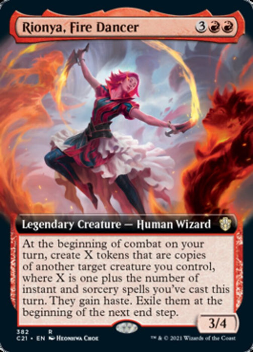 Rionya, Fire Dancer  - Legendary - Extended Art