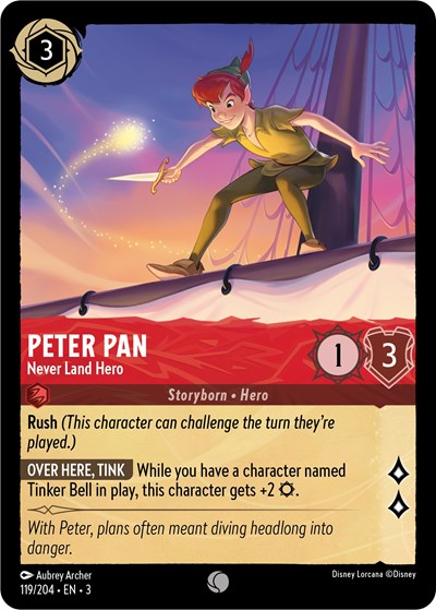 Peter Pan - Never Land Hero - Foil
