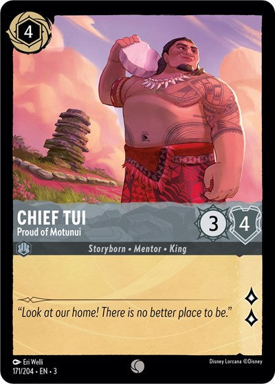 Chief Tui - Proud of Motunui - Foil