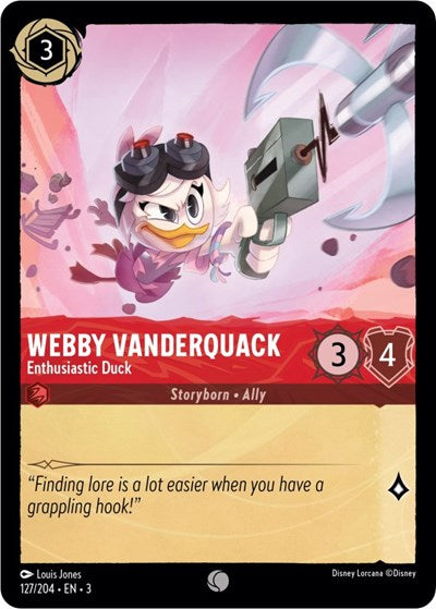 Webby Vanderquack - Enthusiastic Duck - Foil