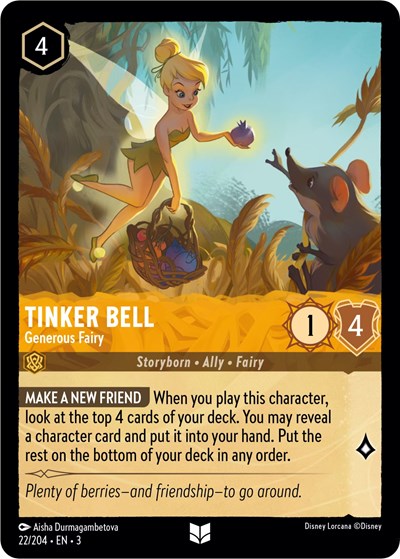 Tinker Bell - Generous Fairy - Foil