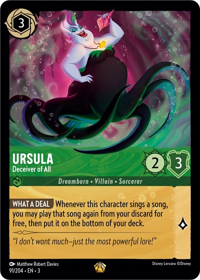 Ursula - Deceiver of All - Foil