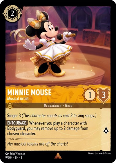 Minnie Mouse - Musical Artist - Foil