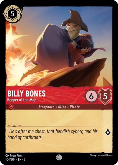 Billy Bones - Keeper of the Map - Foil