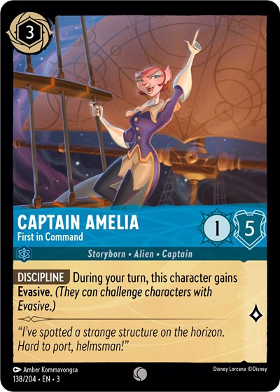 Captain Amelia - First in Command - Foil