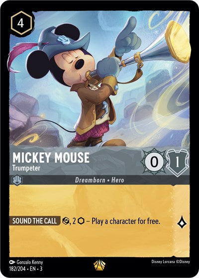 Mickey Mouse -Trumpeter - Foil
