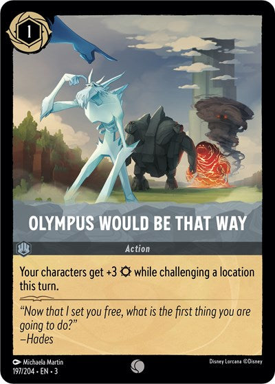 Olympus Would Be That Way - Foil