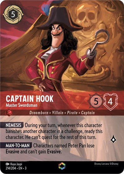 Captain Hook - Master Swordsman - Enchanted