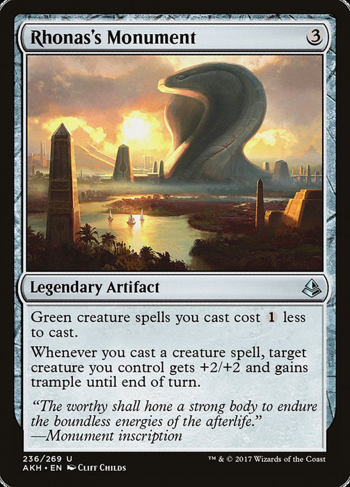 Rhonas's Monument  (Foil)