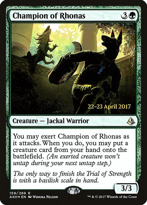 Champion of Rhonas  (Foil)