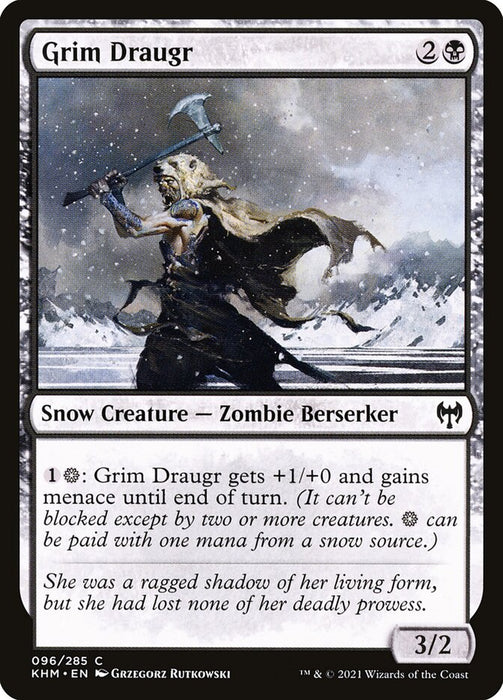 Grim Draugr  - Snow (Foil)