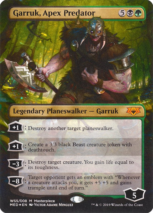 Garruk, Apex Predator - Borderless  (Foil)