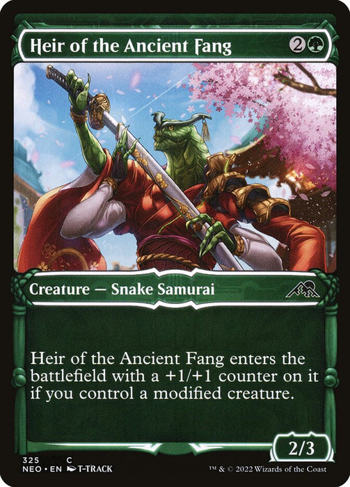 Heir of the Ancient Fang - Showcase- Inverted (Foil)