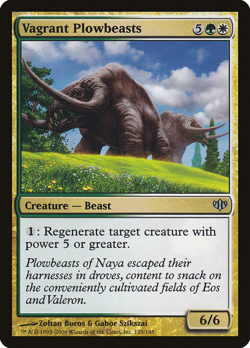 Vagrant Plowbeasts  (Foil)
