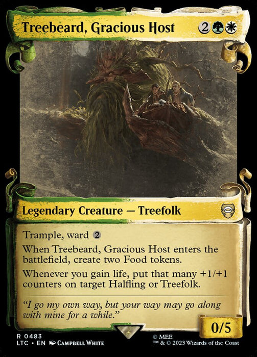 Treebeard, Gracious Host - Showcase- Legendary (Foil)