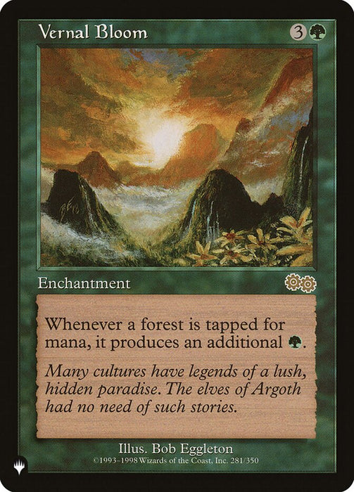 Vernal Bloom - Retro Frame