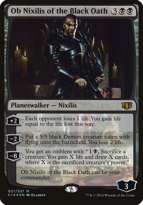 Ob Nixilis of the Black Oath  (Foil)
