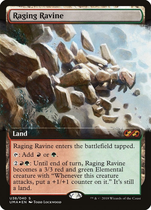 Raging Ravine  - Extended Art (Foil)