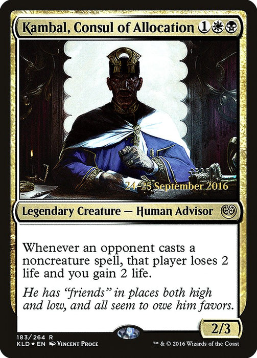 Kambal, Consul of Allocation  (Foil)