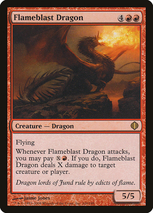 Flameblast Dragon  (Foil)