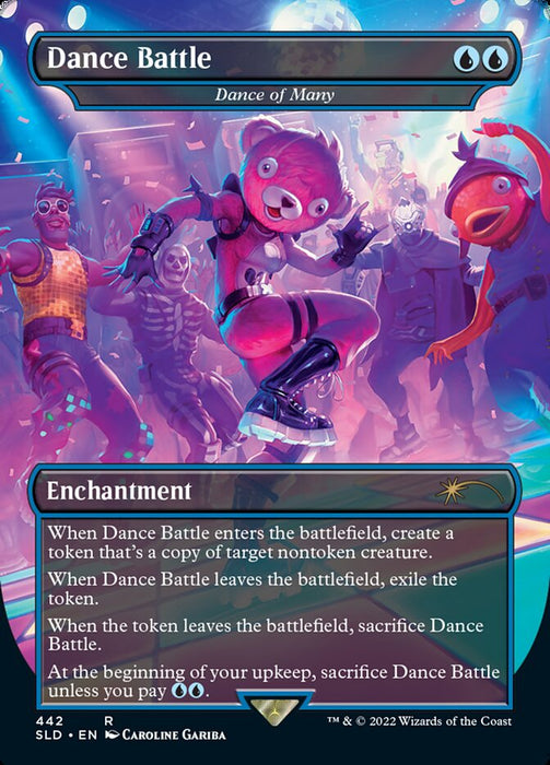 Dance Battle - Dance of Many - Borderless - Full Art - Inverted