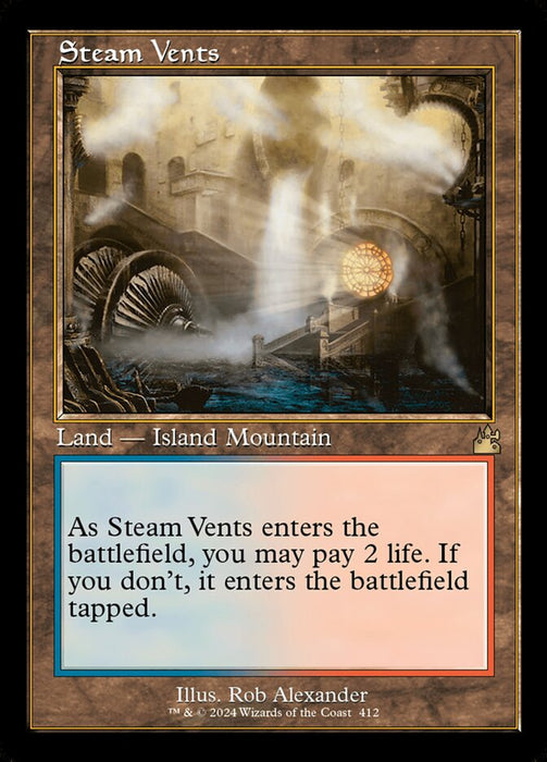 Steam Vents - Retro Frame (Foil)