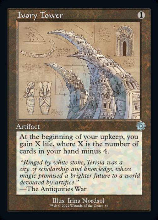 Ivory Tower - Retro Frame (Foil)