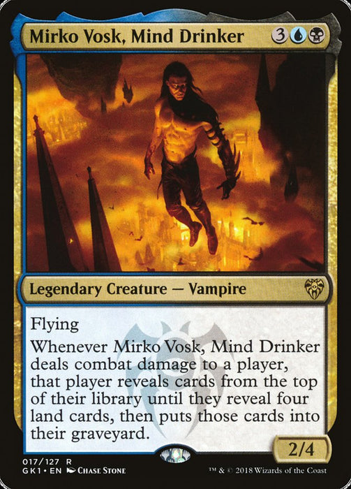 Mirko Vosk, Mind Drinker - Legendary
