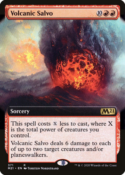 Volcanic Salvo  - Extended Art (Foil)