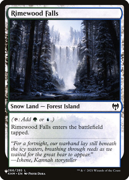 Rimewood Falls - Snow