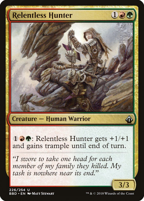 Relentless Hunter  (Foil)