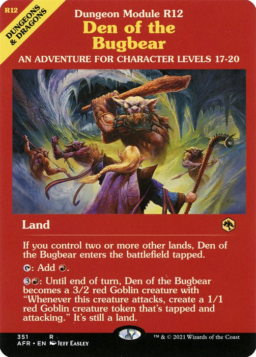 Den of the Bugbear  - Showcase (Foil)