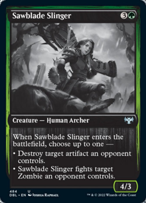 Sawblade Slinger  - Inverted (Foil)
